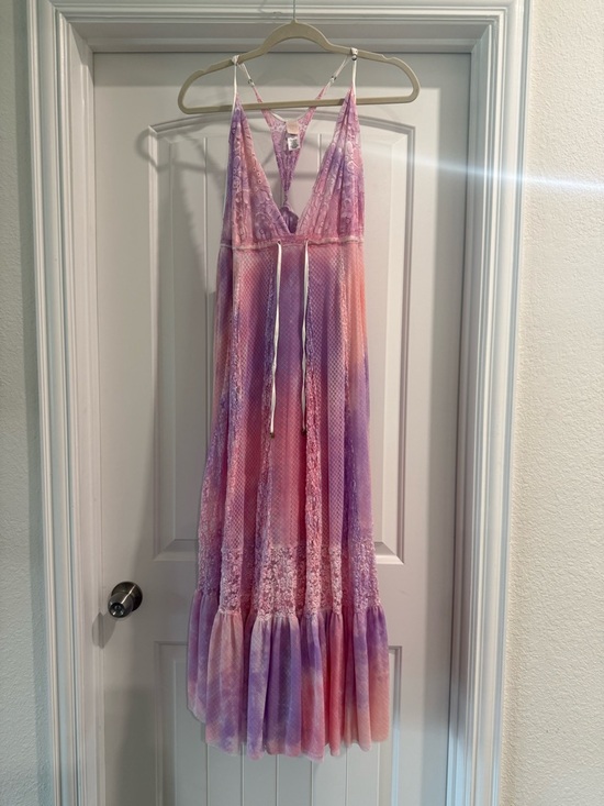 We Are Hah Dresses & Skirts - We are hah tie dye maxi dress beach dress boho dress colorful dress floral lace